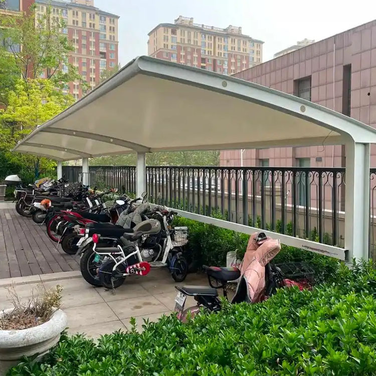 岑溪市膜结构电动车棚